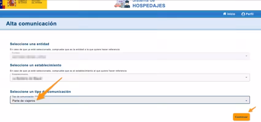 Registrazione comunicazione