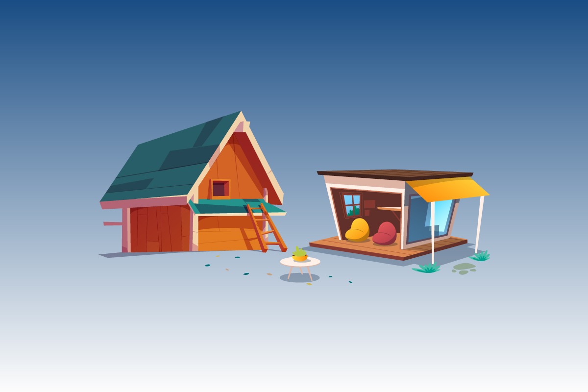 bungalows y cabanas diferencia