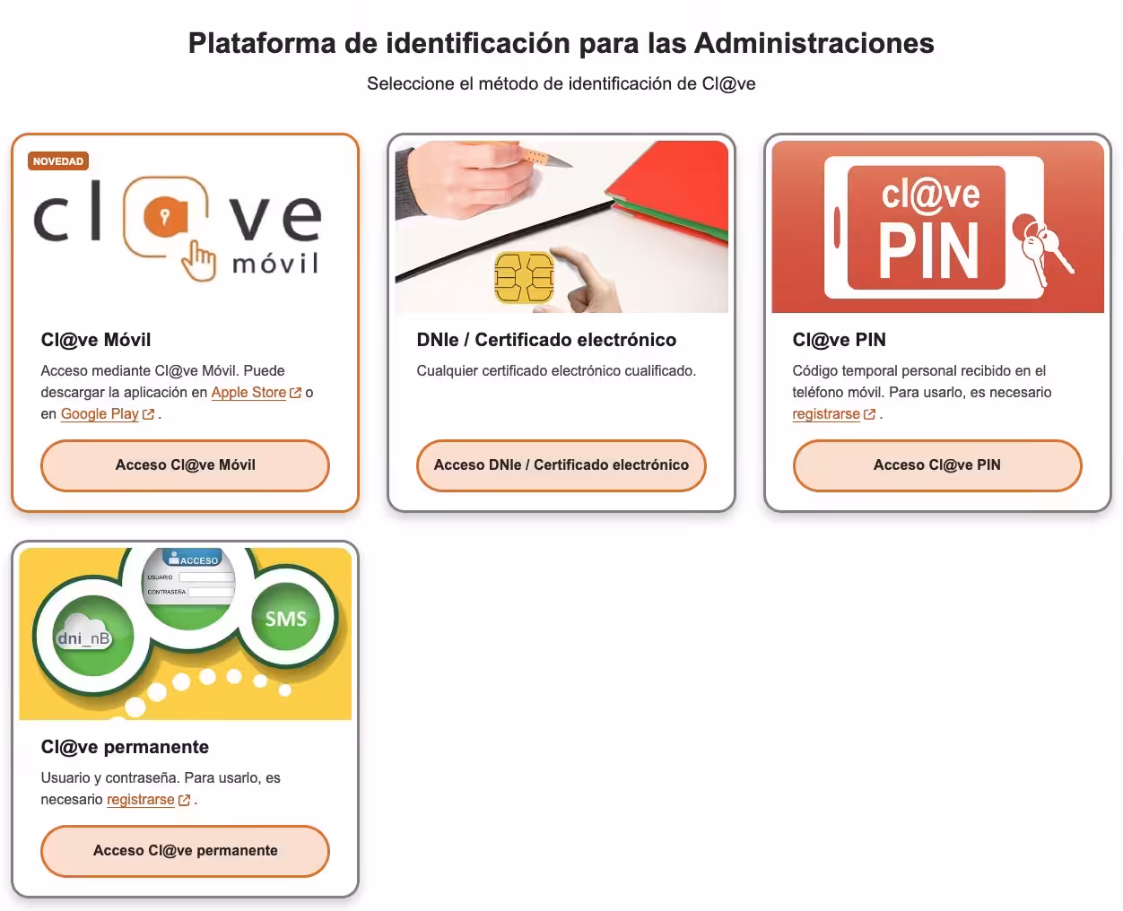 Piattaforma di identificazione dell’Amministrazione - Clave